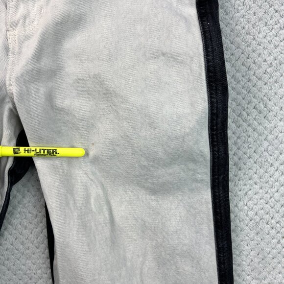 Vintage Guess Womens Jeans 1981 High Waisted Two Tone Black White Y2K Denim READ - Picture 16 of 16